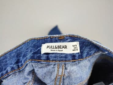 spodenki jeansowe z wysokim stanem pull and bear: PULL&BEAR, Jeansy damskie, rozmiar 2XS — 4