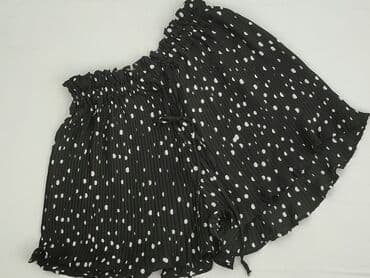 biale rajstopy w czarne kropki: Szorty damskie, M — 1