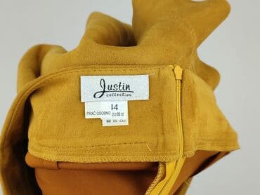 zamszowa plisowane spódnice: Spódnica damska, rozmiar XL — 4