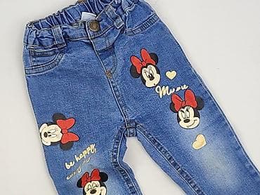 even: Spodnie jeansowe, Disney, 12-18 miesięcy, stan - Idealny — 1
