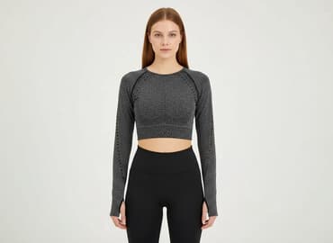 bluzka z otworem na kciuk: Bluzka damska, rozmiar S — 5