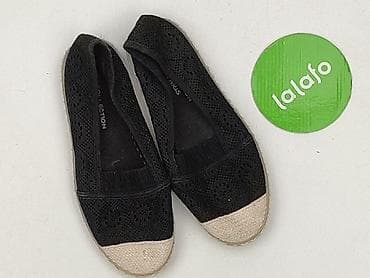 biale sandaly na platformie: Balerinki damskie, rozmiar 36 — 2