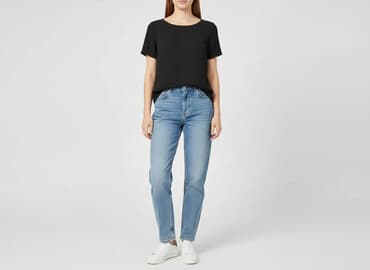 bluzki basic czarne: New Look, Bluzka damska, M — 6