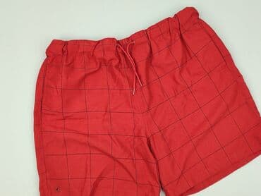 biale spodnie dresowe: CODE, Szorty kąpielowe dla mężczyzn, L — 1