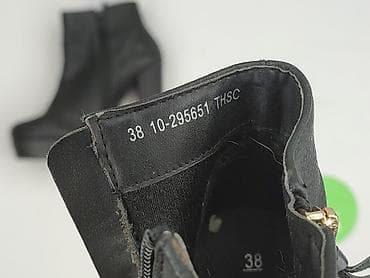 buty na platformie: Botki damskie, rozmiar 38 — 4