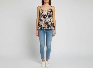 bluzki z baskinką duże rozmiary: Top damski, rozmiar M — 7