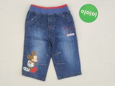 spodnie woskowane pull and bear: Denim pants, Disney, 6-9 months, condition - Perfect — 2