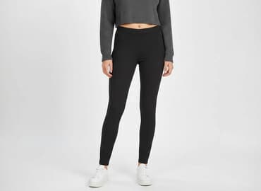 buty zimowe lv: Sisley, Legginsy Eleganckie damskie, rozmiar L — 7