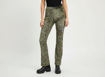 welurowe spodnie dresowe damskie: Urban Outfitters, Spodnie materiałowe damskie, rozmiar S — 7