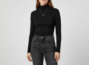 golf bezowy h m: H&M, Women's blouse, size M — 7