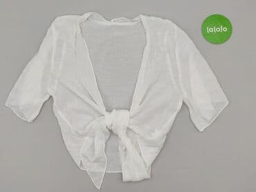 sweter z dodatkiem moheru: Narzutka damska, L — 2