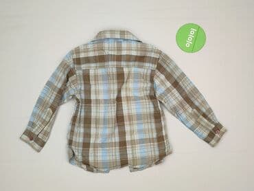 Kids' Clothes: Shirt 3-4 years, condition - Perfect, pattern - Cell, color - Brown — 3