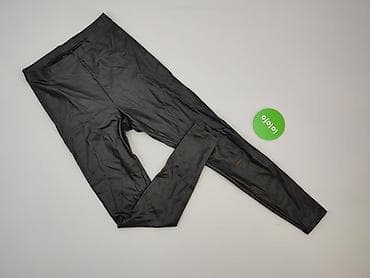 polspiochy hm: H&M, Legginsy Ze skóry ekologicznej damskie, rozmiar XS — 2