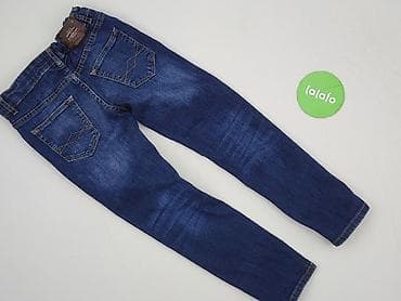 koszula w krate brazowa: Spodnie jeansowe, 8 lat, 128, stan - Idealny — 3