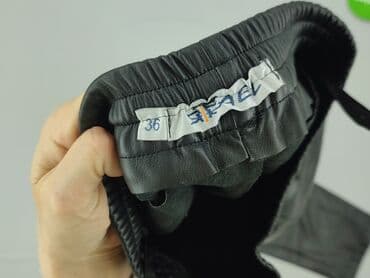reserved sukienki czerwone: Legginsy Ze skóry ekologicznej damskie, rozmiar S — 4