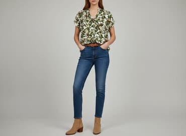 stradivarius sweter z dziurami: Stradivarius, Women's blouse, size M — 1