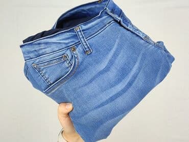 legginsy woskowane wysoki stan: Jeansy damskie, rozmiar L — 6