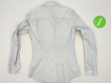 sweter z dekoltem v h m: H&M, Koszula damska, XS — 3