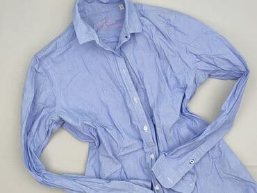 niebieska bluzki koszulowe: Сорочка жіноча, розмір L — 2