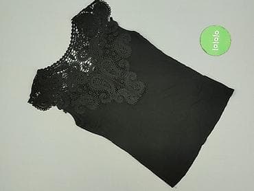 elegancki top czarny: IDEAL, Bluzka damska, rozmiar S — 2