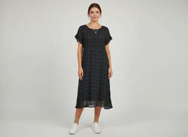 sukienki w czerwoną kratę: Sukienka damska, rozmiar M — 6