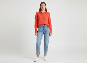 lniana koszula stradivarius: Stradivarius, Koszula damska, rozmiar M — 6