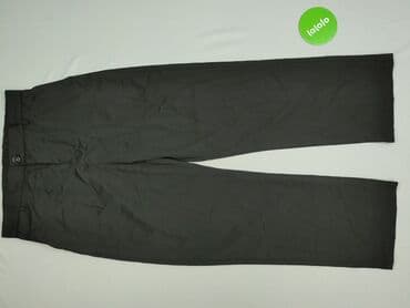 Women: Material trousers for women, size L (EU 40) — 2