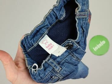 okee sukienki: Denim pants, Baby club, 3-6 months, condition - Very good — 6