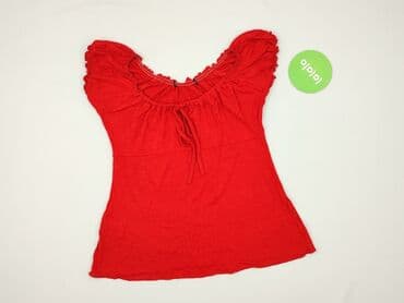 obcisła sukienka czerwona: T-shirt damski, rozmiar S — 2