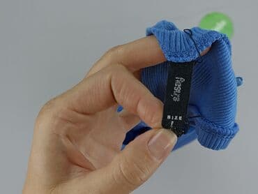 bluzki prążkowane krótki rękaw: Bluzka damska, rozmiar L — 5