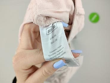 biale klapki lasocki: Orsay, Spodnie materiałowe damskie, rozmiar S — 4