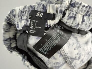 legginsy w prążki hm: H&M, Spodnie materiałowe damskie, rozmiar XS — 4