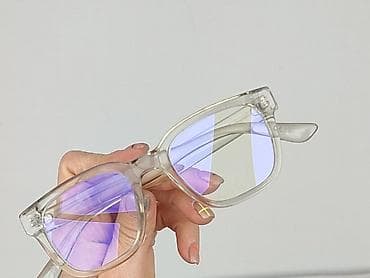 shein okulary: Okulary, Przezroczyste, Prostokątne kształt, stan - Idealny — 5