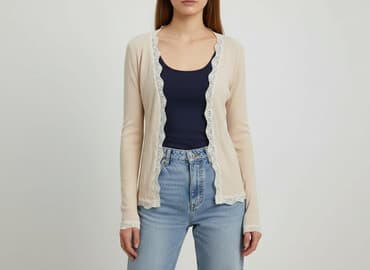 massimo dutti sweter w paski: Amisu, Kardigan damski, rozmiar M — 7