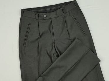 sinsay czarne spodnie z wysokim stanem: Suit pants for men, size S — 1