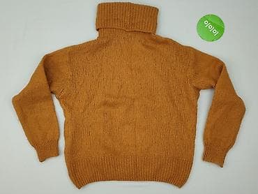 beżowy sweter: Golf damski, rozmiar XS — 3