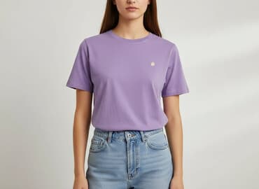 lilac t shirty: Sinsay, Women`s T-shirt, size XS — 1