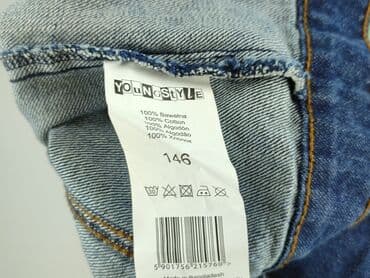 koszule z motywem folkowym: Dziecięca kurtka jeansowa, 11 lat, 140-146 cm, Young Style, stan - Idealny — 5