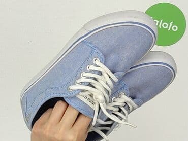 czarna sukienka i białe trampki: Trampki damskie, rozmiar 37 — 6