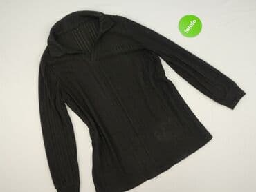 czarne obcisła bluzki z długim rękawem: Bluzka damska, rozmiar M — 2