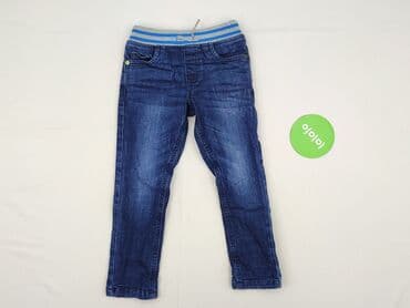 lidl spodnie przeciwdeszczowe: Spodnie jeansowe, Bluezoo, 3-4 lat, 98/104, stan - Idealny — 2