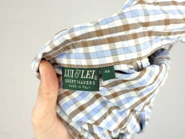 marynarka i koszulka: Shirt 3-4 years, condition - Perfect, pattern - Cell, color - Light blue — 4