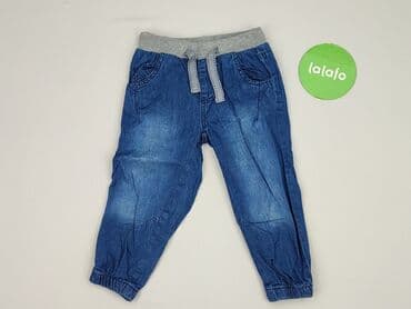 sukienki wizytowe dla dzieci: Denim pants, 12-18 months, condition - Very good — 2