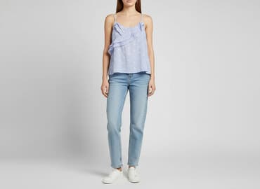 bluzy mango: H&M, Top damski, rozmiar M — 7