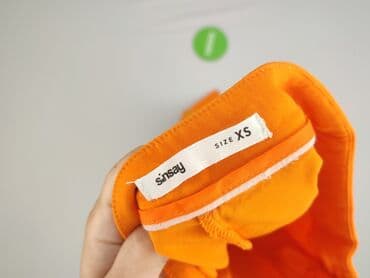 pomarańczowe rajstopy dla dzieci: Sinsay, Spodnie materiałowe damskie, rozmiar XS — 4