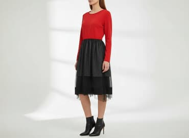 sukienka na roczek z długim rekawem: Women`s dress, size S — 1