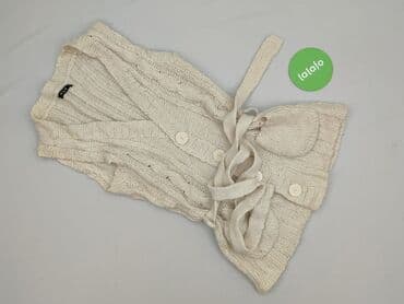 rozpinana kamizelka na drutach: Vila, Kardigan damski, rozmiar M — 2