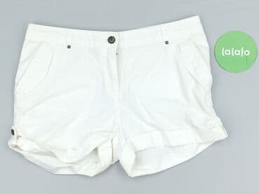 białe spodenki damskie hm: H&M, Szorty damskie, rozmiar M — 2