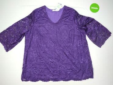 eleganckie bluzki plus size: Bluzka damska, rozmiar 8XL — 2
