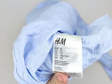 szmaragdowa bluza: H&M, Koszulа dla mężczyzn, rozmiar XL — 4